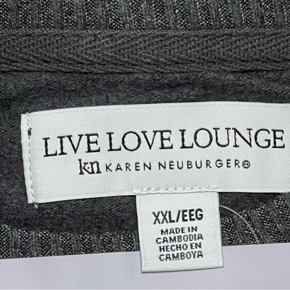 Karen Neuburger Live Love Lounge 3 pc Lounge Set  XXL Pink Heather Animal Print - Picture 3 of 8